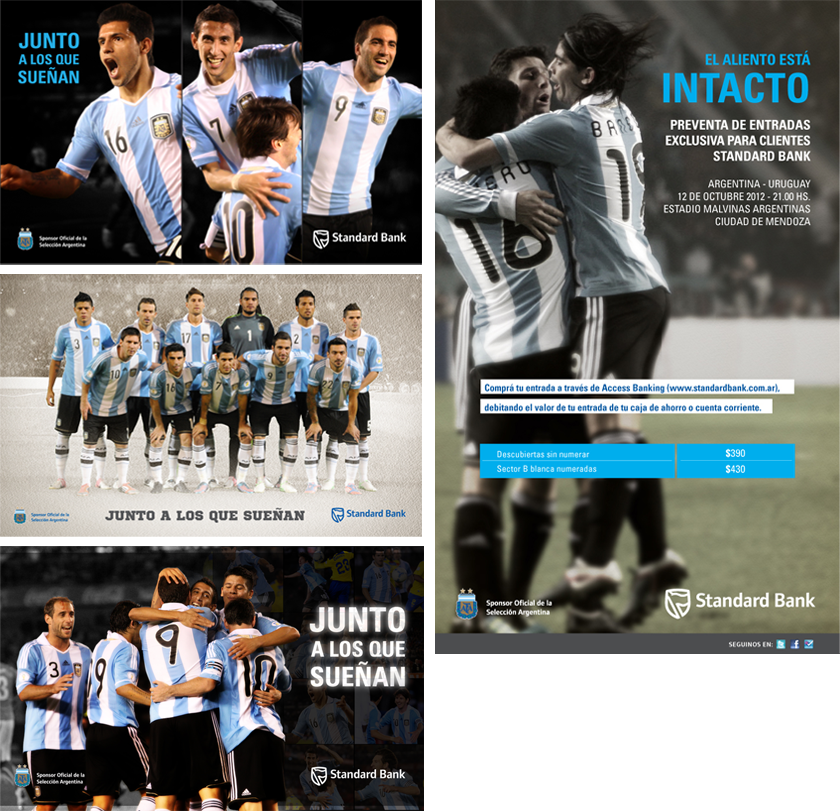 Wallpapers y mailing de la AFA