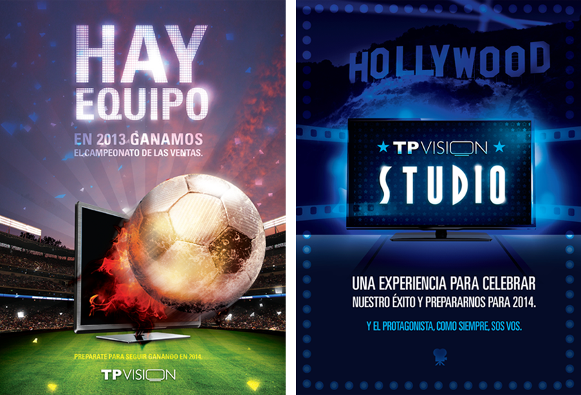 Key Visuals conceptuales para el evento TPVISION