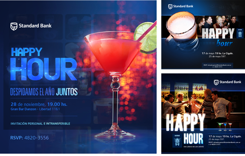 Mailings Happy Hour Standard Bank